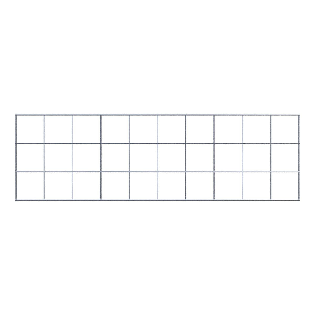 Grade 10 x 10 cm tamanho da malha