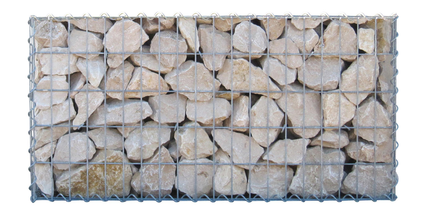 Gabion 100 cm x 40 cm x 40 cm (L x H x P), mailles 5 cm x 10 cm, spirale
