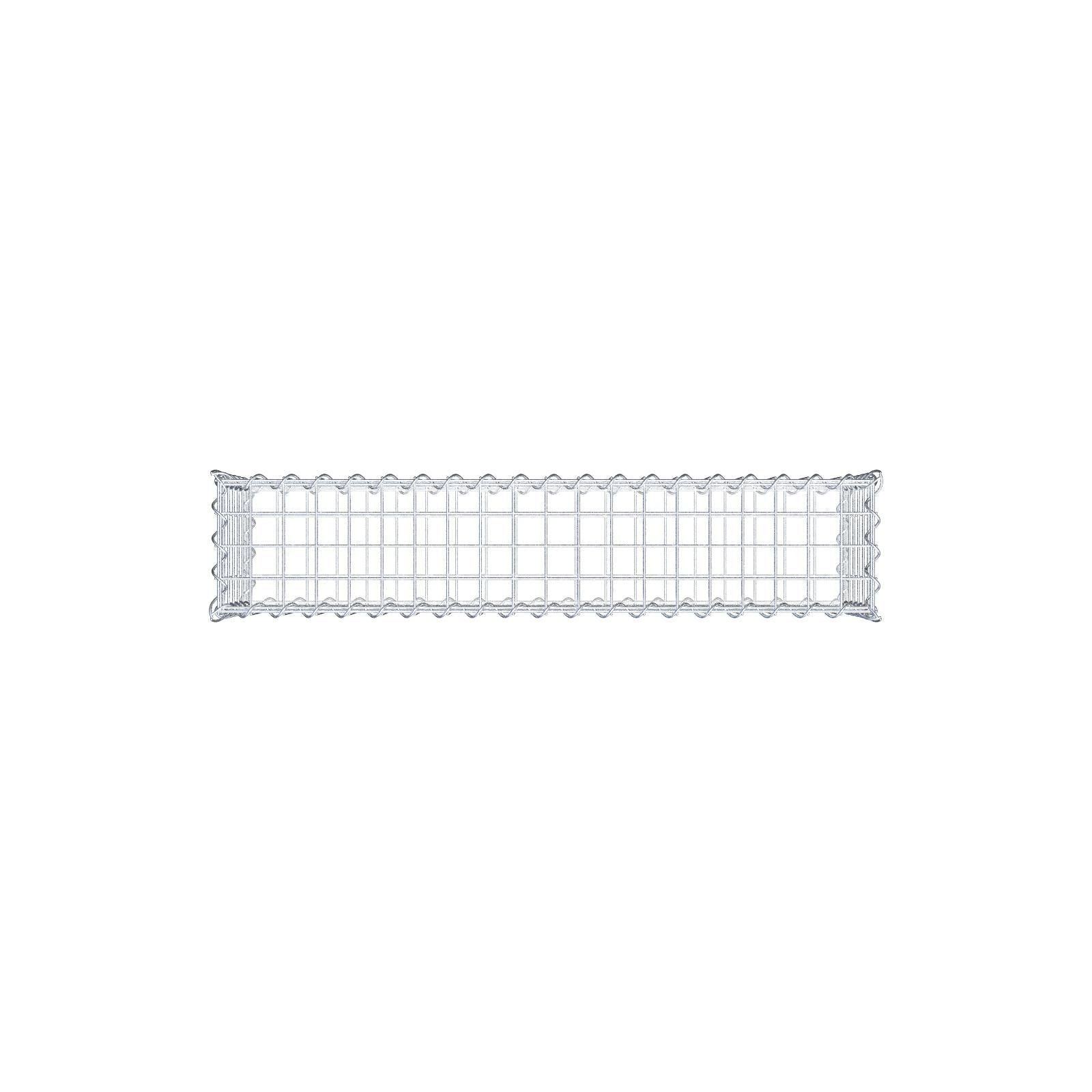 2er Set Gabionen 100 cm x 30 cm x 20 cm (L x H x T), Maschenweite 5 x 5 cm, Spirale