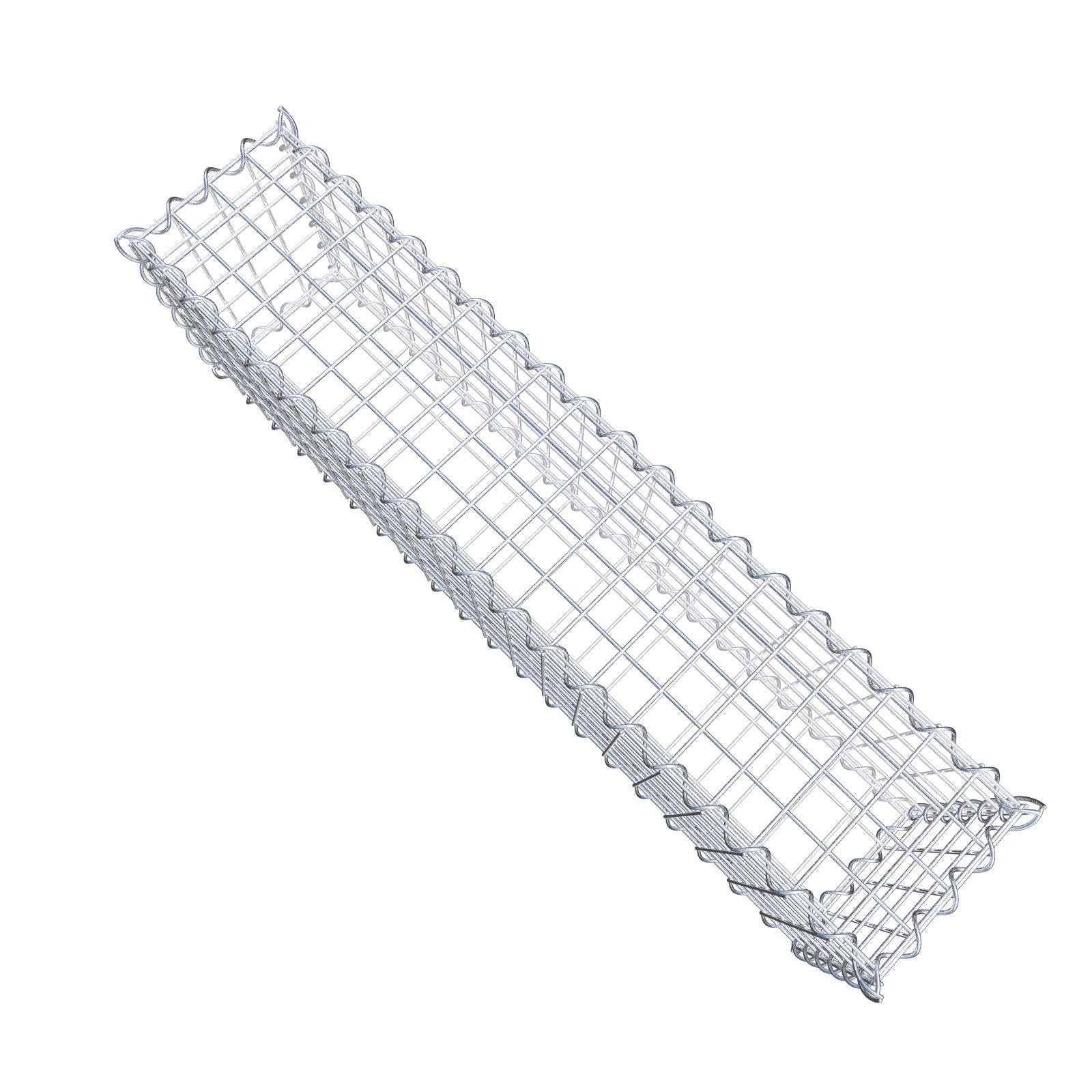 2er Set Gabionen 100 cm x 30 cm x 20 cm (L x H x T), Maschenweite 5 x 5 cm, Spirale