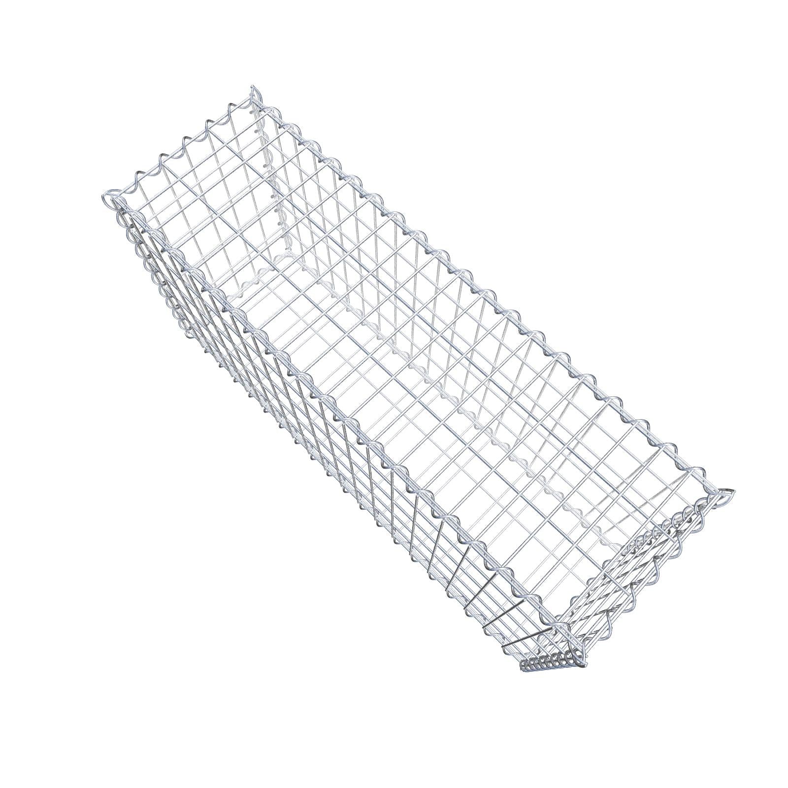 2er Set Gabionen 100 cm x 50 cm x 30 cm (L x H x T), Maschenweite 5 x 10 cm, Spirale