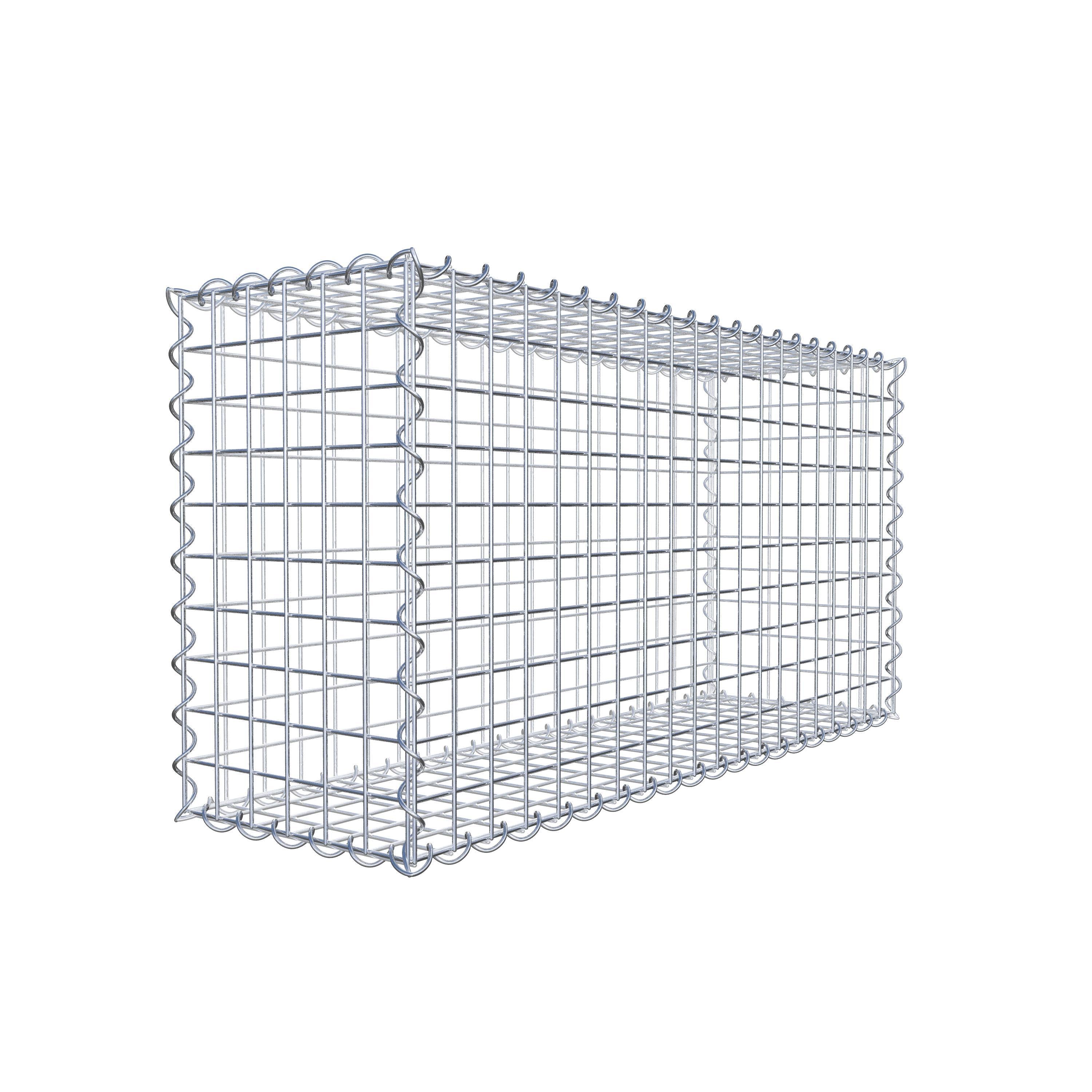 2er Set Gabionen 100 cm x 50 cm x 30 cm (L x H x T), Maschenweite 5 x 5 cm, Spirale