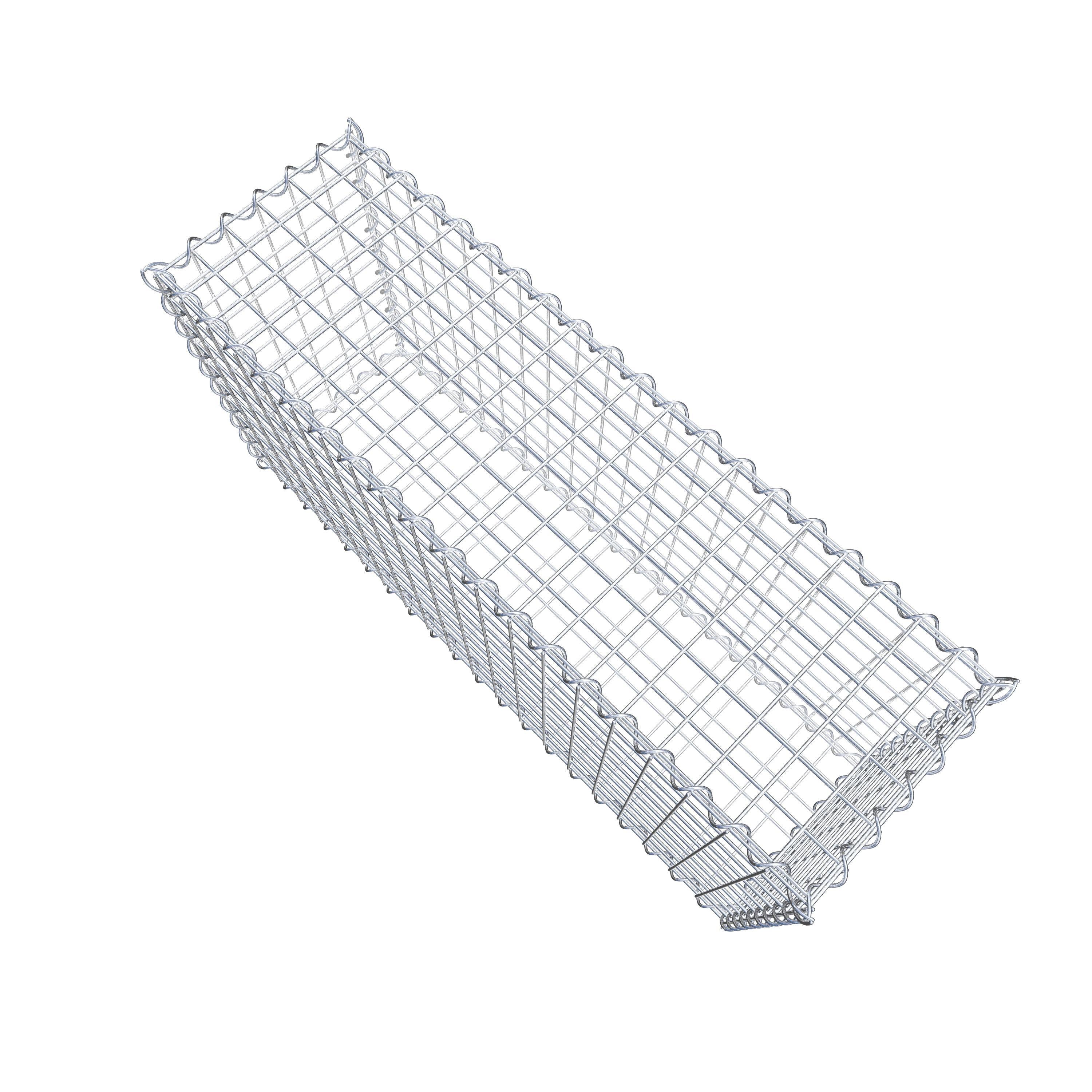2er Set Gabionen 100 cm x 50 cm x 30 cm (L x H x T), Maschenweite 5 x 5 cm, Spirale