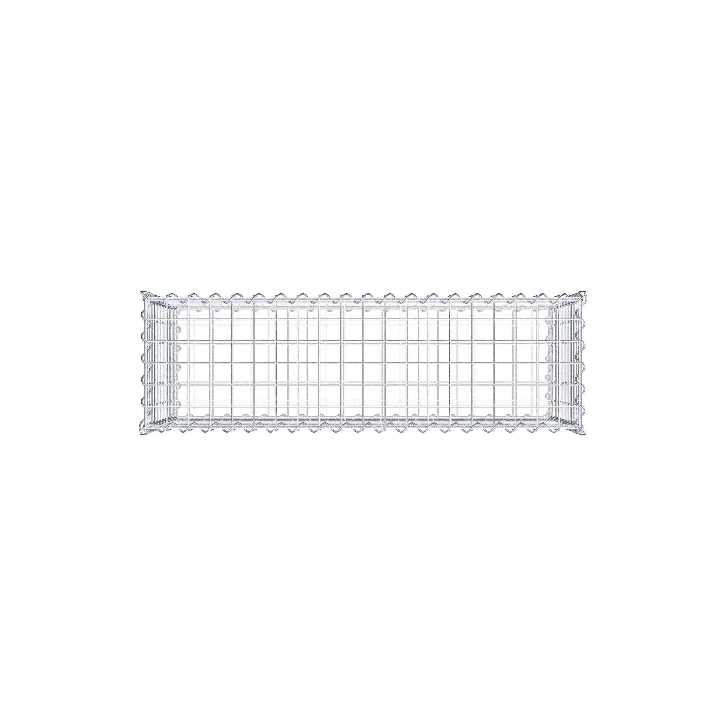 2er Set Gabionen 100 cm x 50 cm x 30 cm (L x H x T), Maschenweite 5 x 5 cm, Spirale