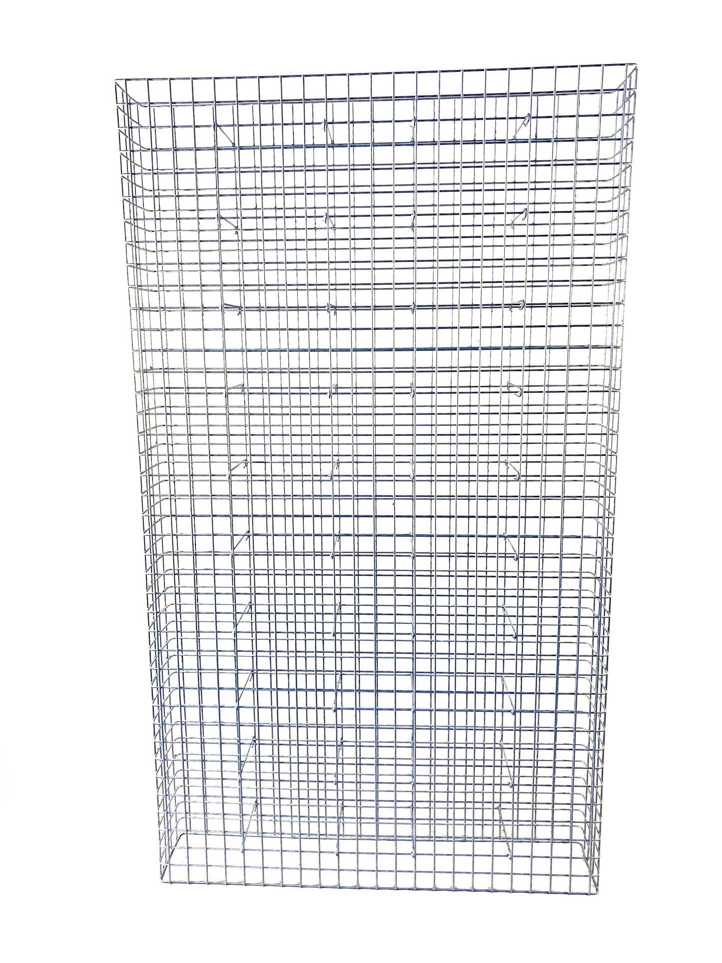 Gabion hot-dip galvanized 117 cm x 200 cm x 22 cm, mesh size 5 cm x 5 cm, fully welded