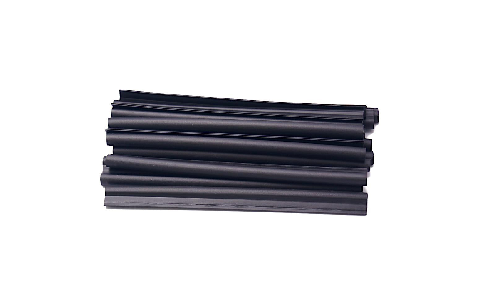 2x clips de fijación para bandas de privacidad negro MW 5 x 20 cm
