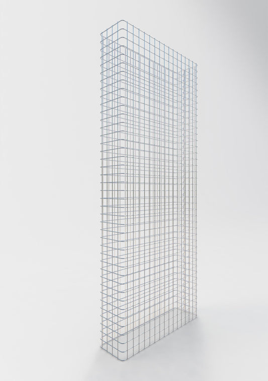 Valla de gaviones longitud 82 cm, altura 160 cm, profundidad 22 cm, malla 5 x 5 cm