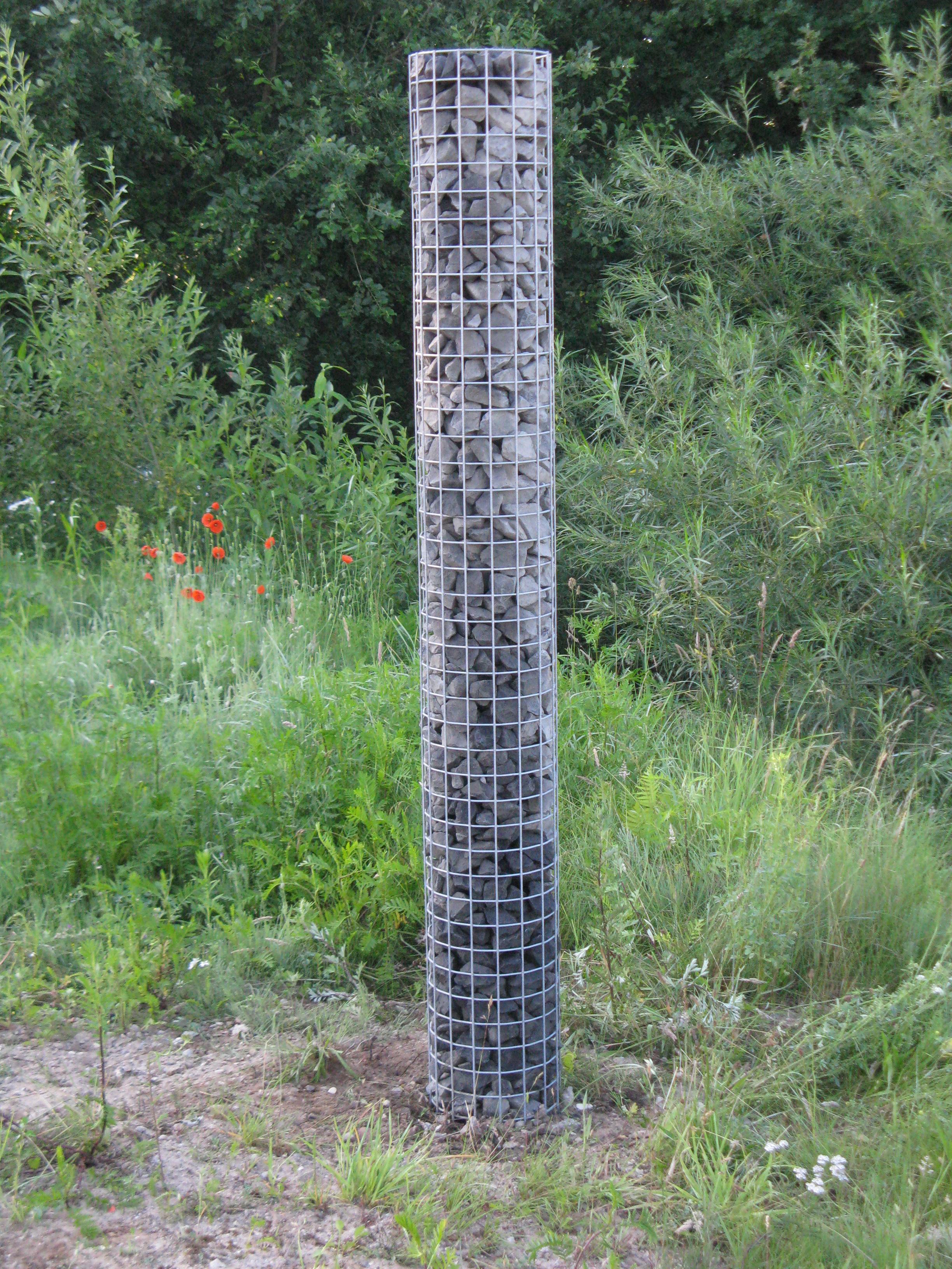 Colonne de gabion diamètre 42 cm MW 5 x 5 cm rond