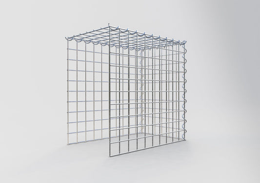 Extra gabion typ 4 50 cm x 50 cm x 30 cm (L x H x D), maskstorlek 5 cm x 5 cm, spiral