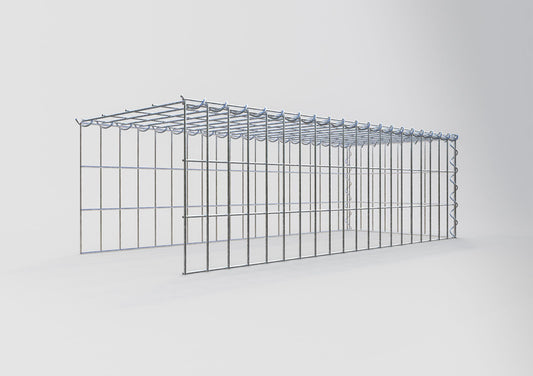 Gabião tipo 4 100 cm x 30 cm x 40 cm (C x A x P), malhagem 5 cm x 10 cm, espiral