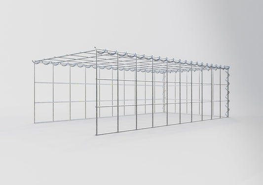 Gabião tipo 4 100 cm x 30 cm x 50 cm (C x A x P), malhagem 10 cm x 10 cm, espiral