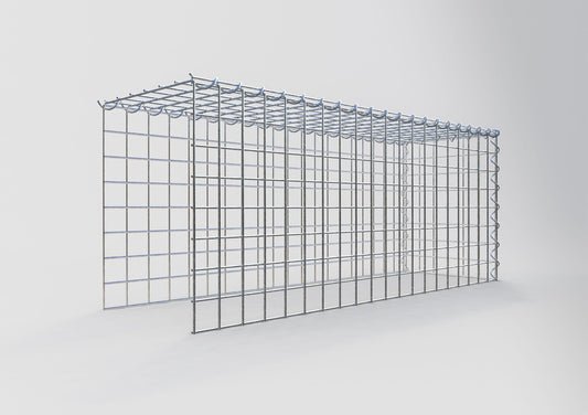 Gabião tipo 4 100 cm x 40 cm x 30 cm (C x A x P), malhagem 5 cm x 5 cm, espiral