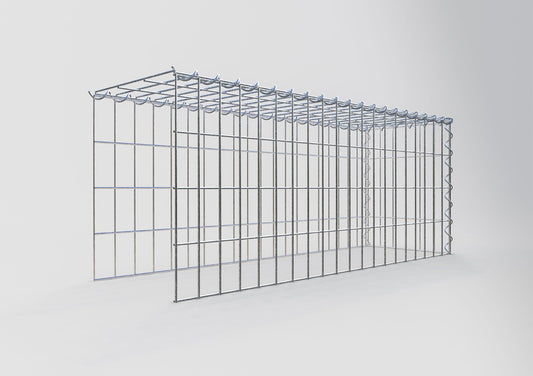 Gabião Tipo 4 100 cm x 40 cm x 30 cm (C x A x P), malhagem 5 cm x 10 cm, espiral