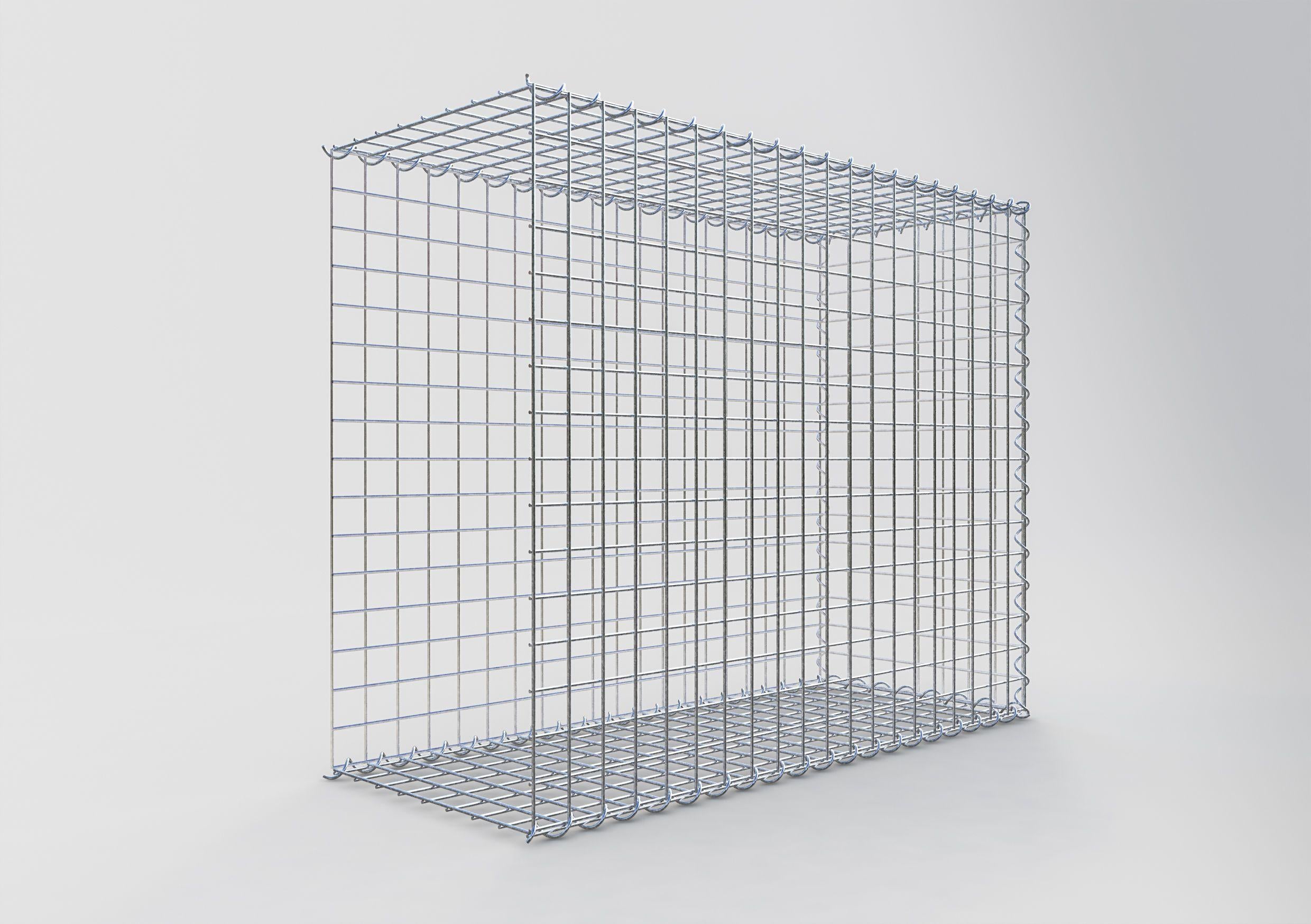 Extra gabion typ 2 100 cm x 80 cm x 40 cm (L x H x D), maskstorlek 5 cm x 5 cm, spiral