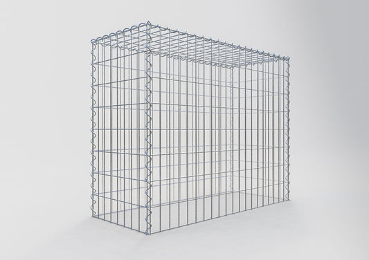 Anbaugabione Typ 3 100 cm x 80 cm x 40 cm (L x H x T), Maschenweite 5 cm x 10 cm, Spirale