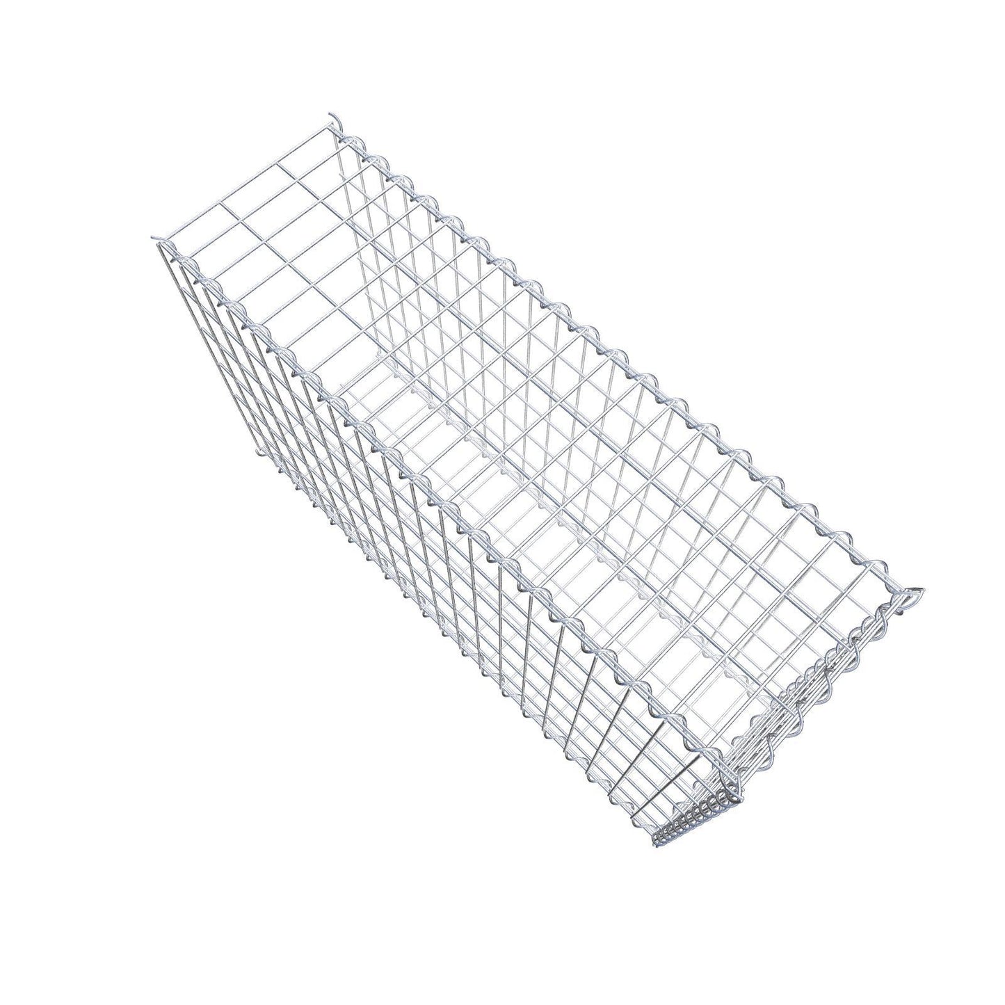 Gabião tipo 2 100 cm x 60 cm x 30 cm (C x A x P), malhagem 5 cm x 10 cm, espiral