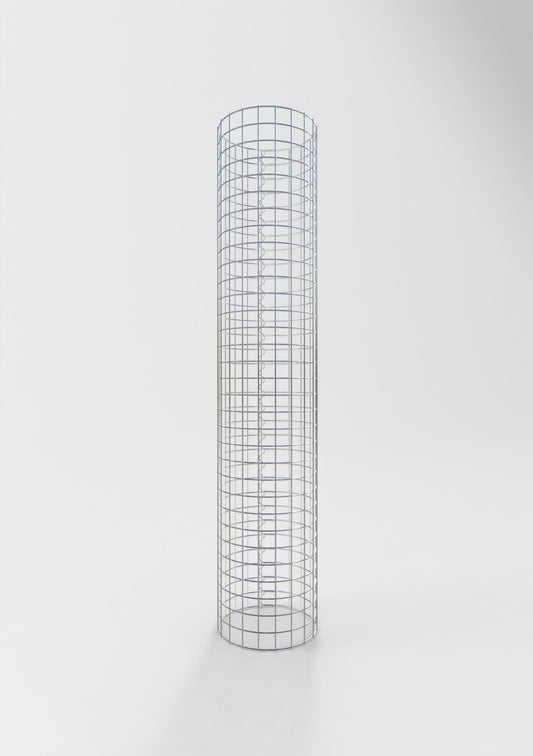 Gabionsøjle ca. 32 cm diameter, 160 cm højde, maskestørrelse 5 cm x 5 cm