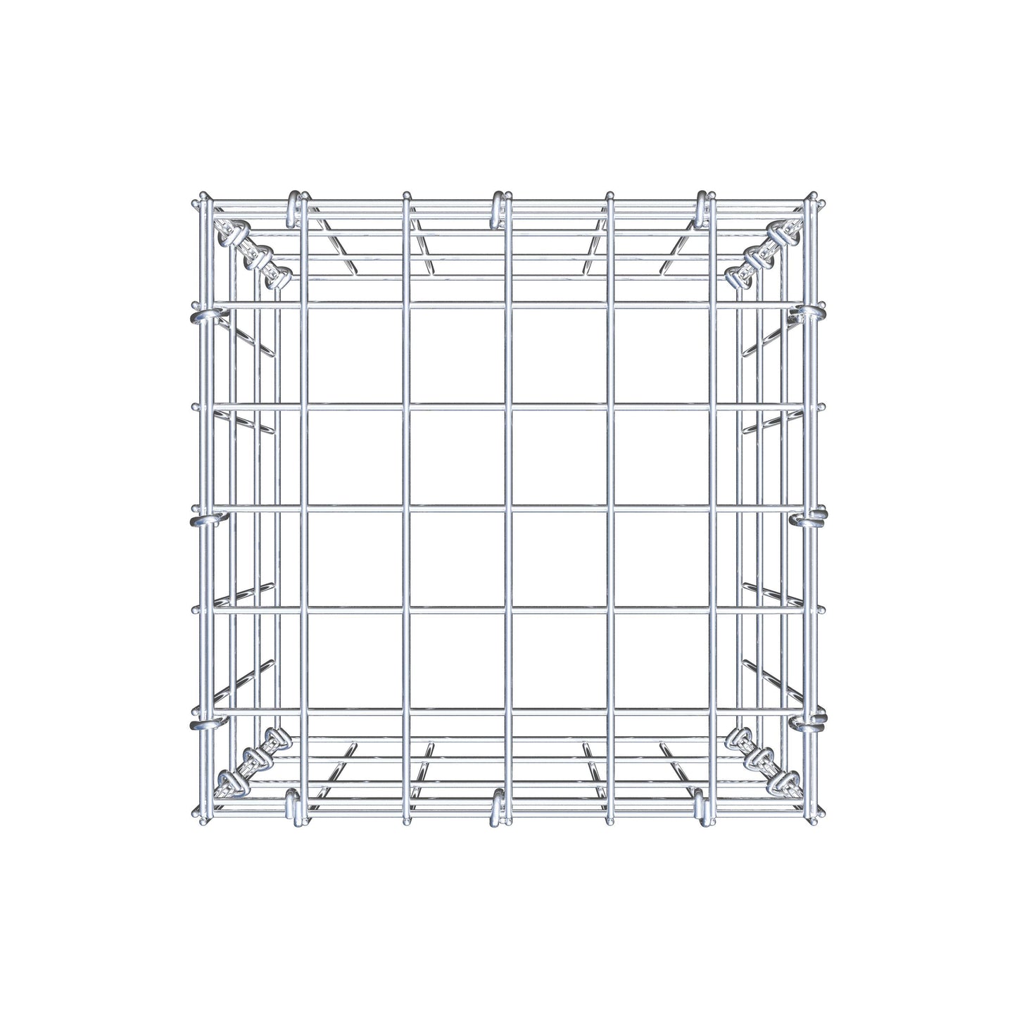 Extra gabion typ 3 30 cm x 30 cm x 30 cm (L x H x D), maskstorlek 5 cm x 10 cm, C-ring
