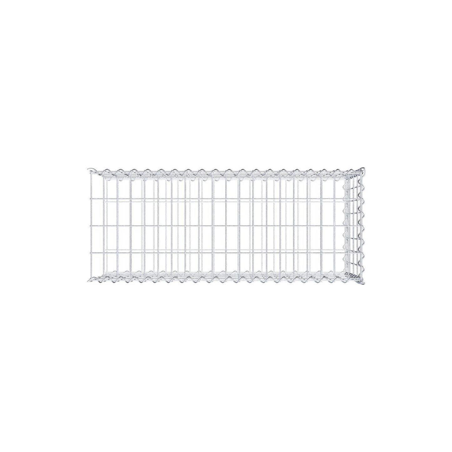 Extra gabion typ 2 100 cm x 40 cm x 40 cm (L x H x D), maskstorlek 5 cm x 10 cm, spiral