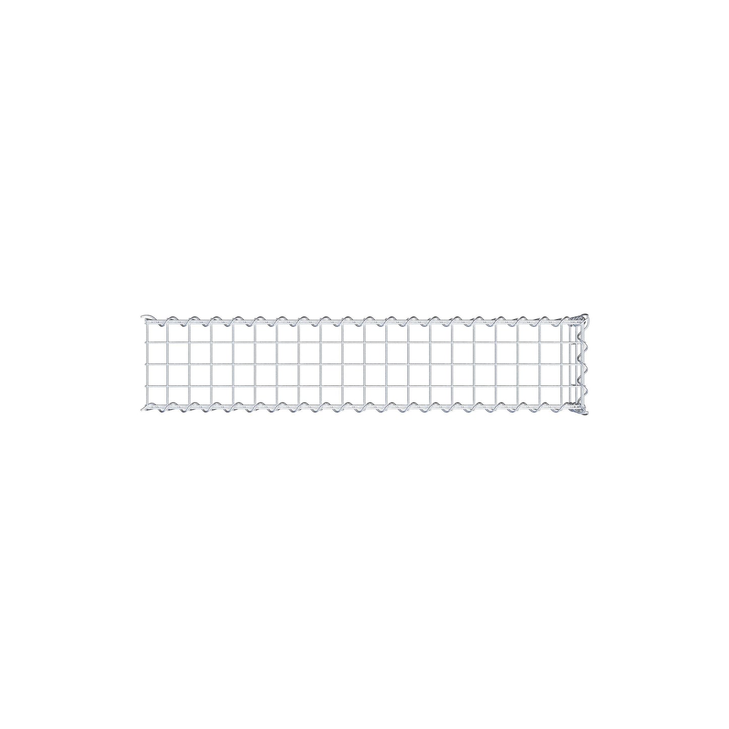 Opvokset gabion type 4 100 cm x 20 cm x 20 cm (L x H x D), maskestørrelse 5 cm x 10 cm, spiral