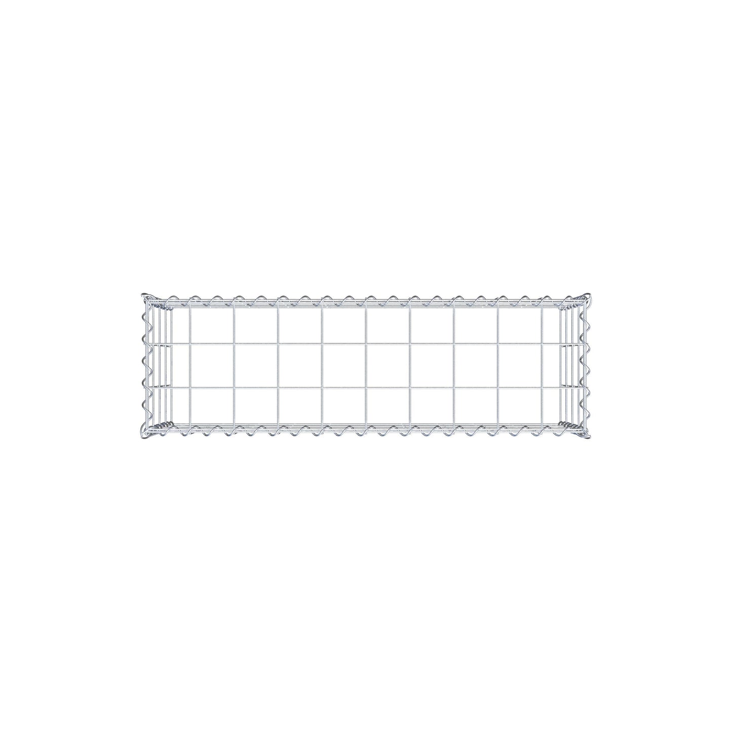 Grown-on gabion type 3 100 cm x 40 cm x 30 cm (L x H x D), mesh size 10 cm x 10 cm, spiral