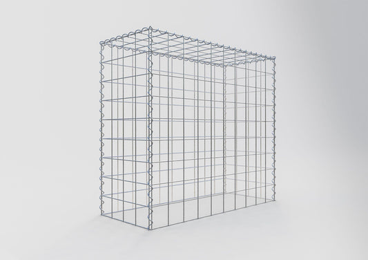 Add-on schanskorf type 3 100 cm x 90 cm x 40 cm (L x H x D), maaswijdte 10 cm x 10 cm, spiraal