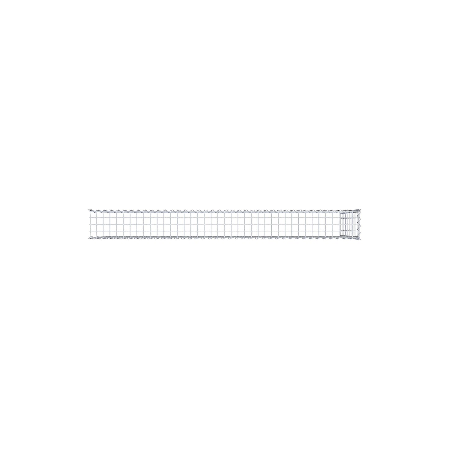 Gabbione aggiuntivo tipo 4 200 cm x 100 cm x 20 cm (L x A x P), maglia 5 cm x 10 cm, spirale