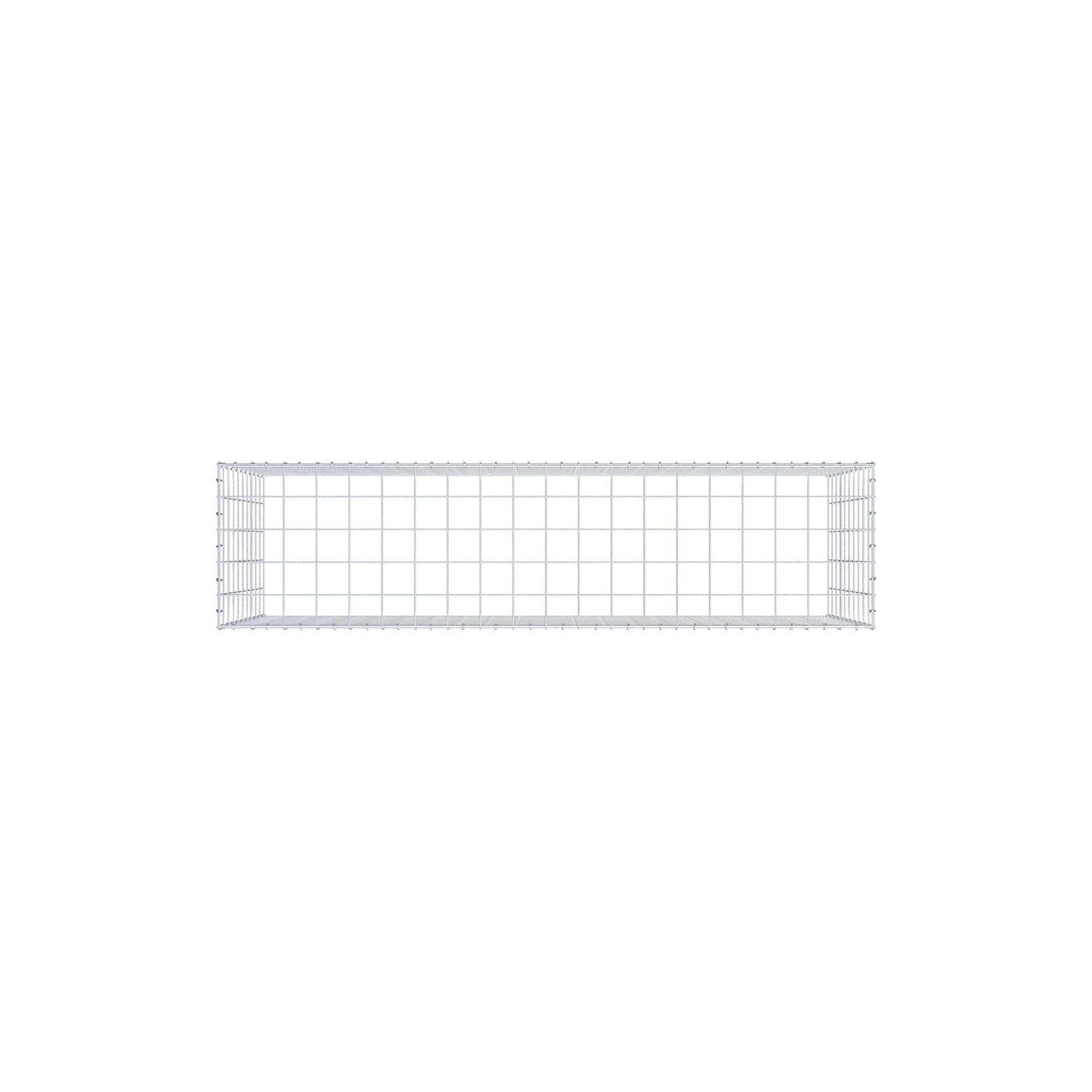 Gabião Tipo 3 200 cm x 100 cm x 50 cm (C x A x P), malhagem 10 cm x 10 cm, anel C