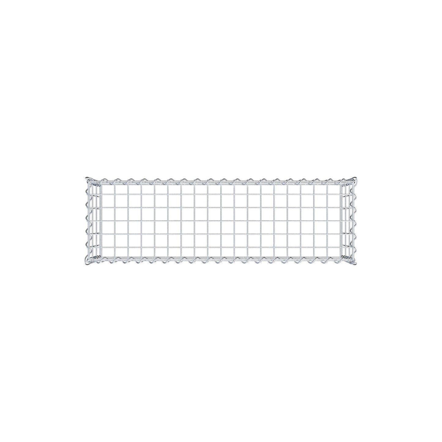 Gabião tipo 3 100 cm x 30 cm x 30 cm (C x A x P), malhagem 5 cm x 10 cm, espiral