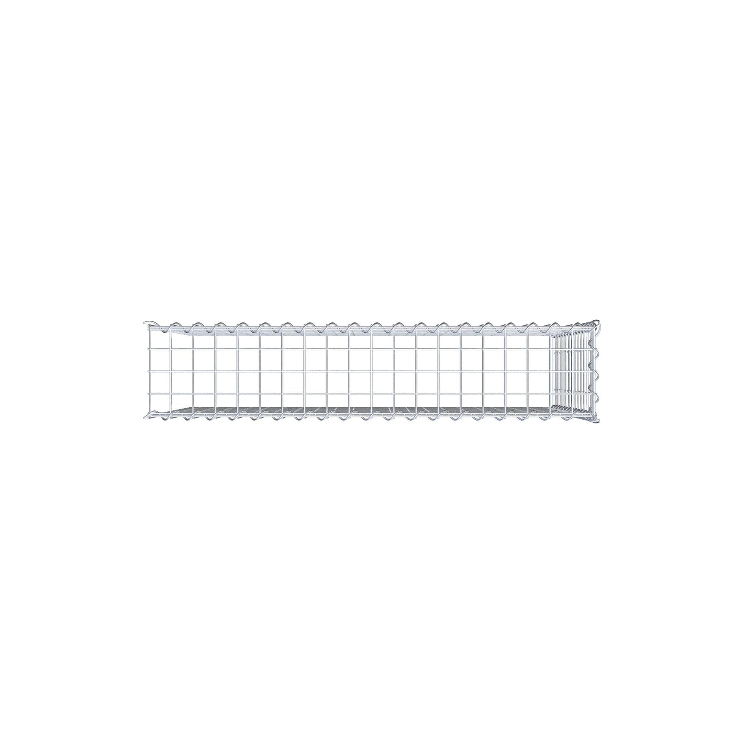 Anbaugabione Typ 4 100 cm x 70 cm x 20 cm (L x H x T), Maschenweite 5 cm x 5 cm, Spirale