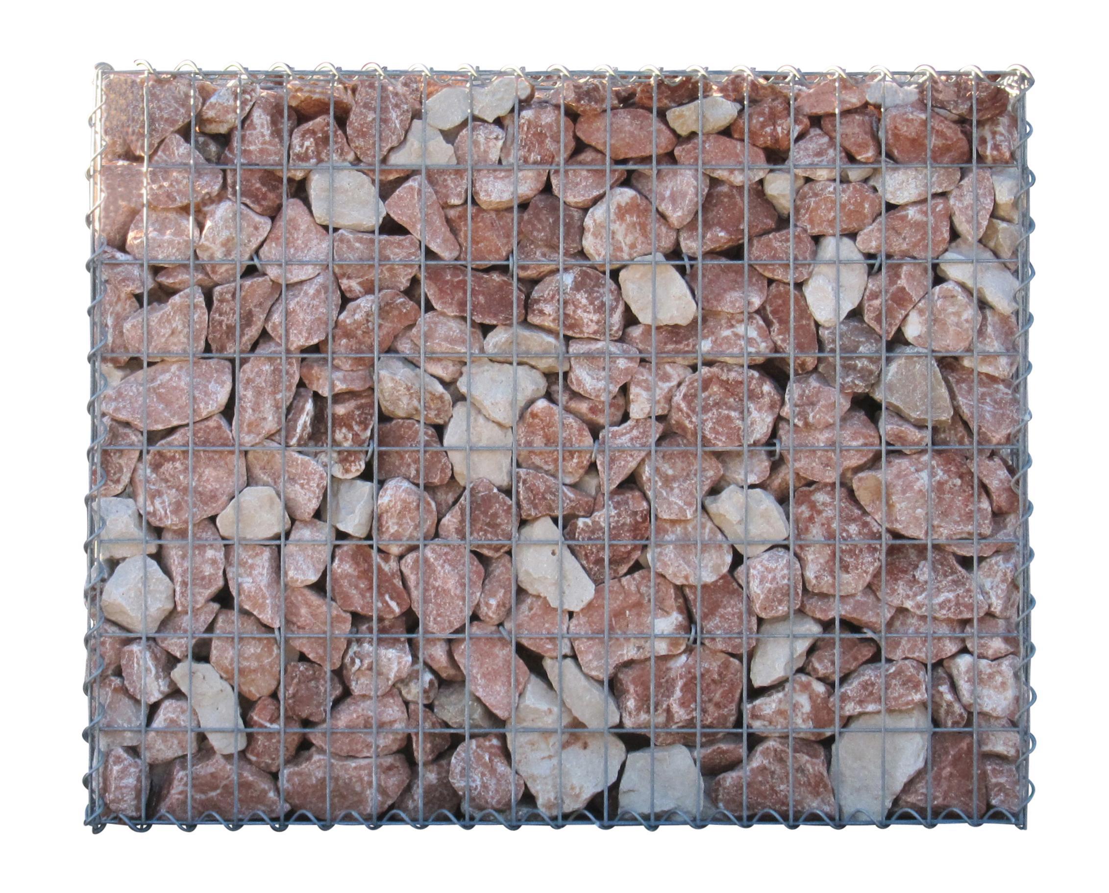 2er Set Gabionen 100 cm x 80 cm x 30 cm (L x H x T), Maschenweite 5 x 10 cm, Spirale