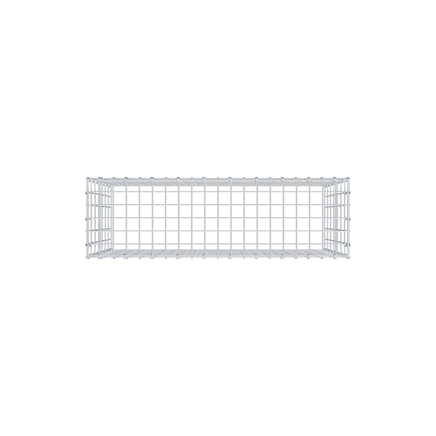Gabião Tipo 3 100 cm x 70 cm x 30 cm (C x A x P), malhagem 5 cm x 10 cm, anel C