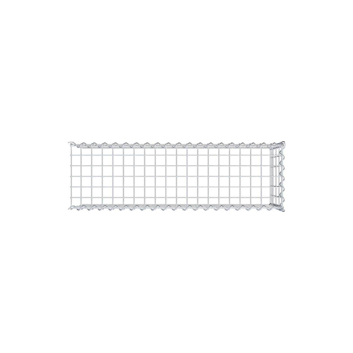Påväxt gabion typ 4 100 cm x 40 cm x 30 cm (L x H x D), maskstorlek 5 cm x 10 cm, spiral