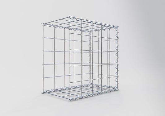 Opvokset gabion type 2 50 cm x 50 cm x 30 cm (L x H x D), maskestørrelse 10 cm x 10 cm, spiral