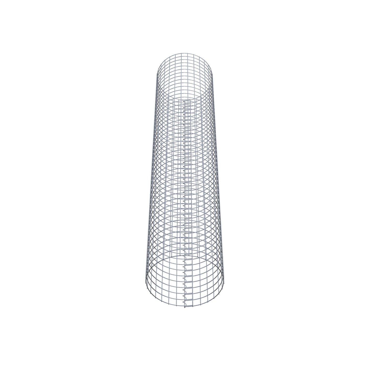 Gabionpelare rund 47 cm diameter, 230 cm höjd, maskstorlek 5 cm x 5 cm