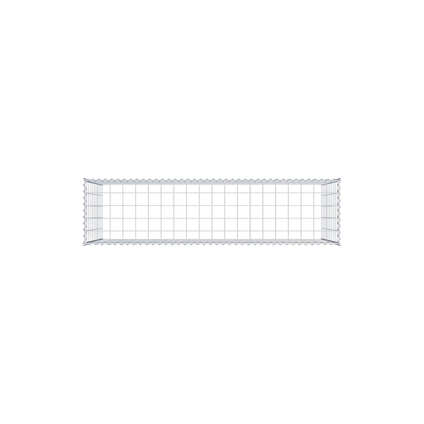 Extra gabion typ 3 200 cm x 100 cm x 50 cm (L x H x D), maskstorlek 10 cm x 10 cm, spiral