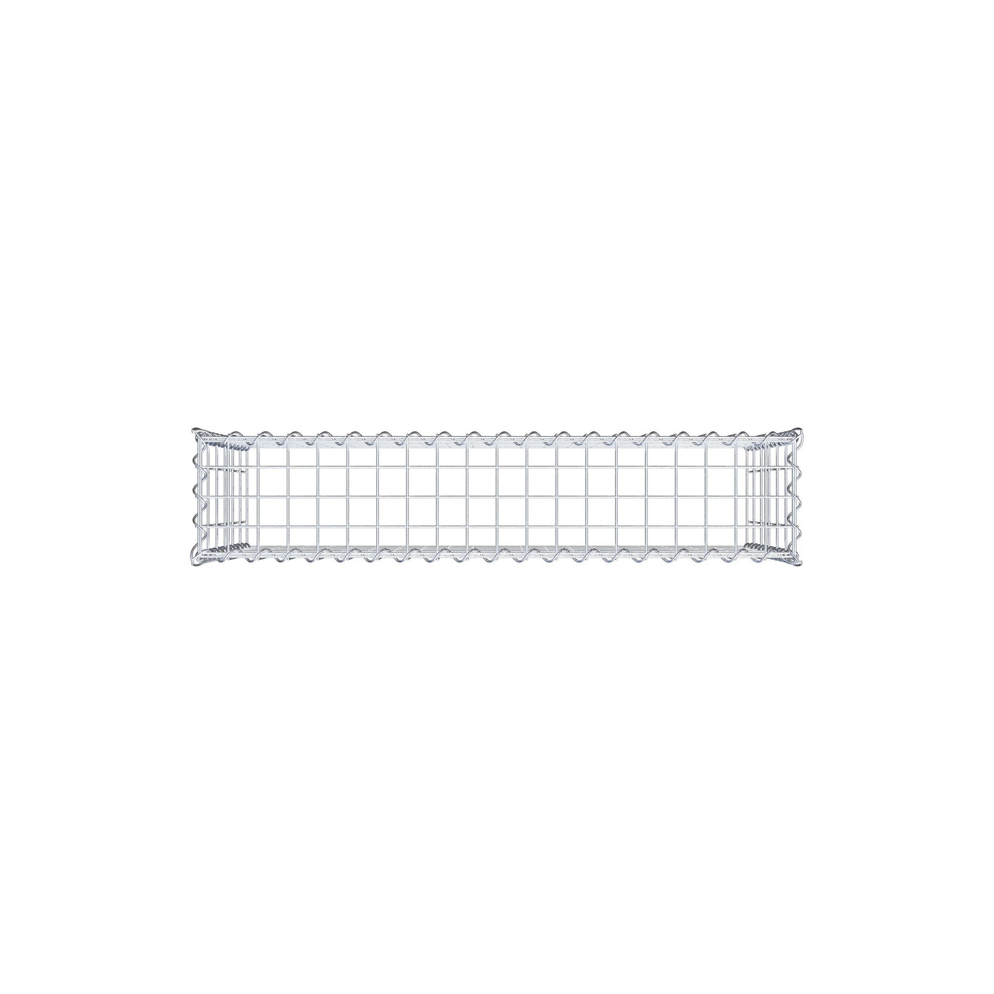 Extra gabion typ 3 100 cm x 60 cm x 20 cm (L x H x D), maskstorlek 5 cm x 10 cm, spiral