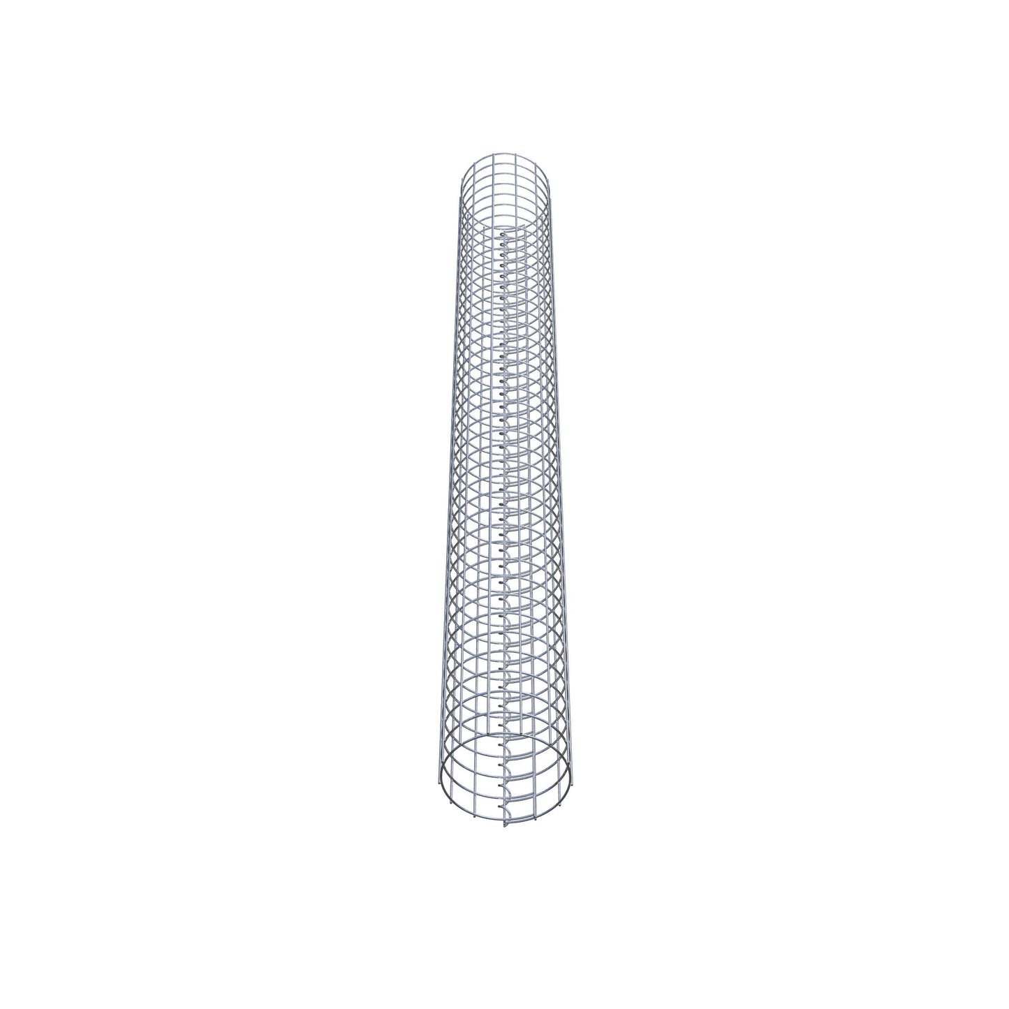 Colonne de gabion ronde 22 cm de diamètre, 200 cm de hauteur, maille 5 cm x 5 cm