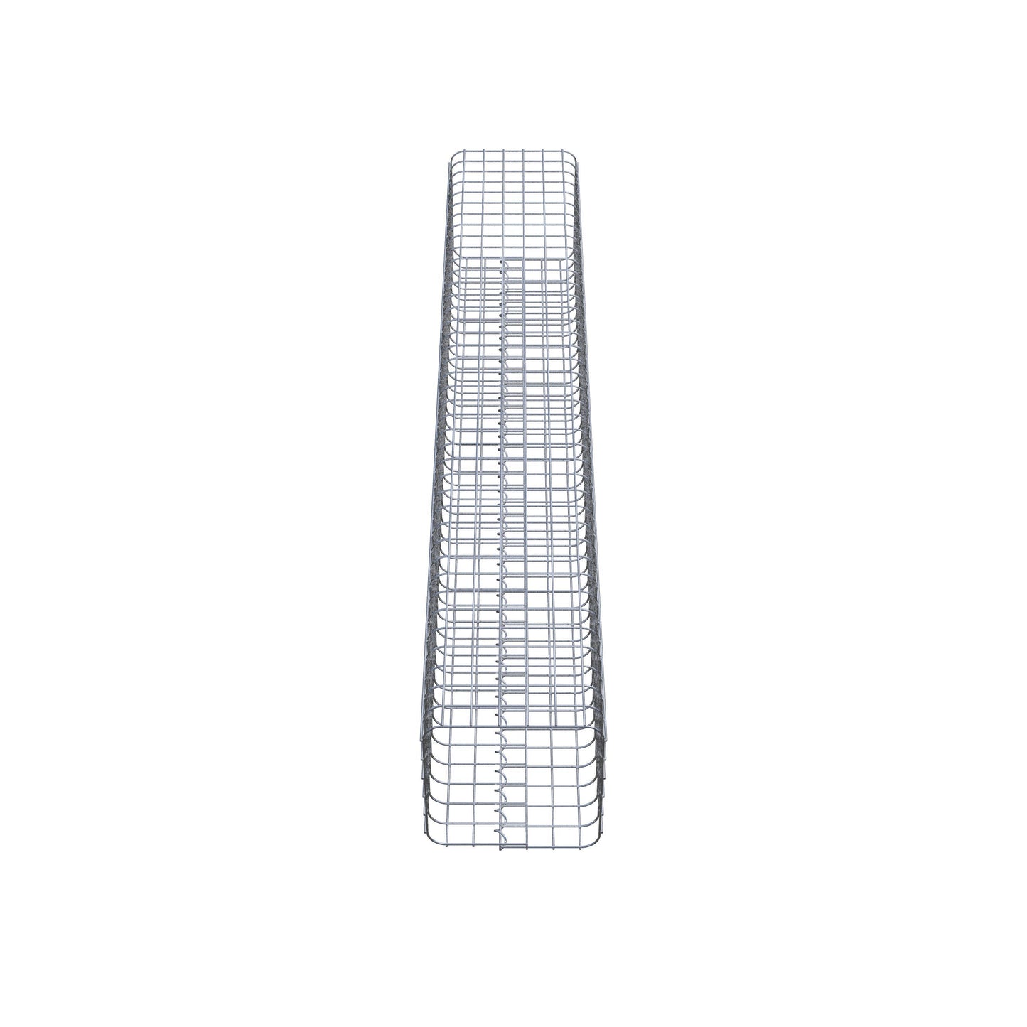 Columna de gaviones angular 32 cm x 32 cm, 200 cm de altura, MW 5 cm x 5 cm