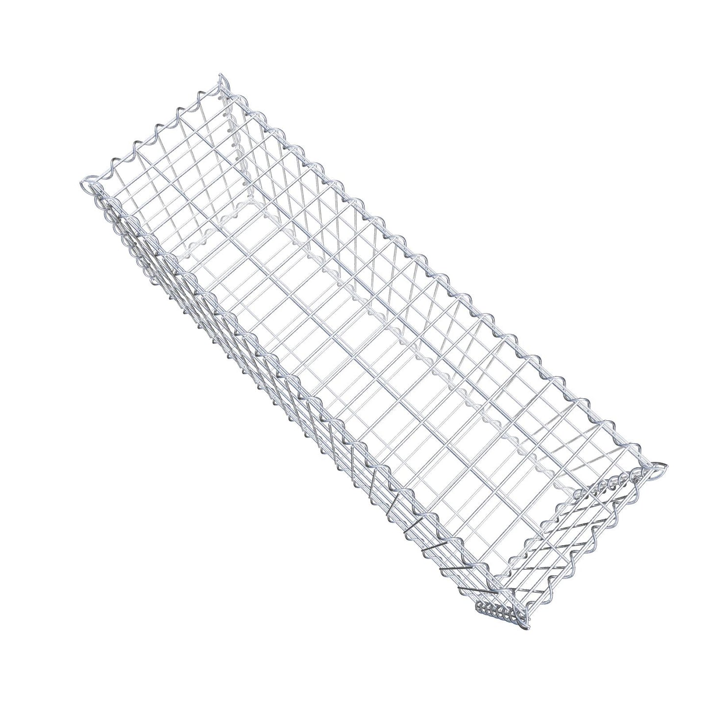 Gabione 100 cm x 40 cm x 30 cm (L x H x T), Maschenweite 5 cm x 10 cm, Spirale
