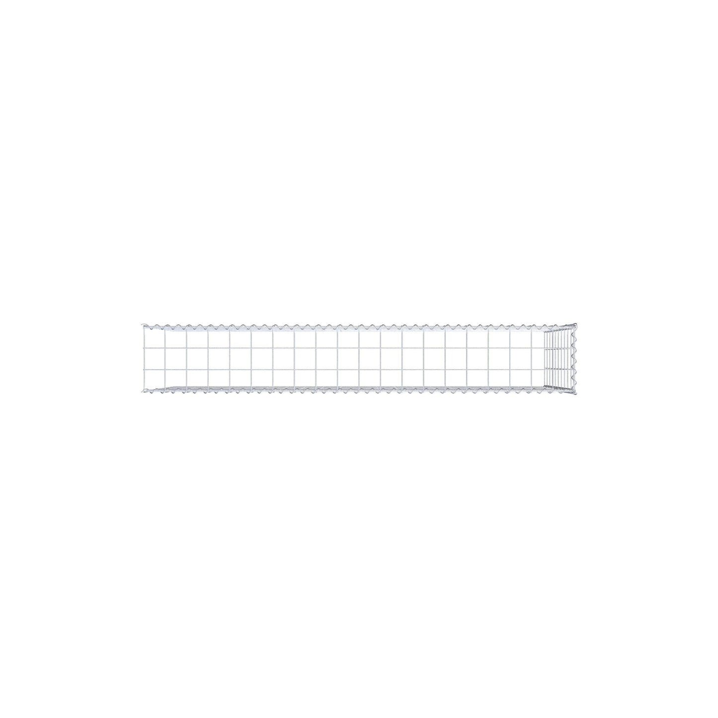 Gabbione aggiuntivo tipo 4 200 cm x 100 cm x 30 cm (L x A x P), maglia 10 cm x 10 cm, spirale