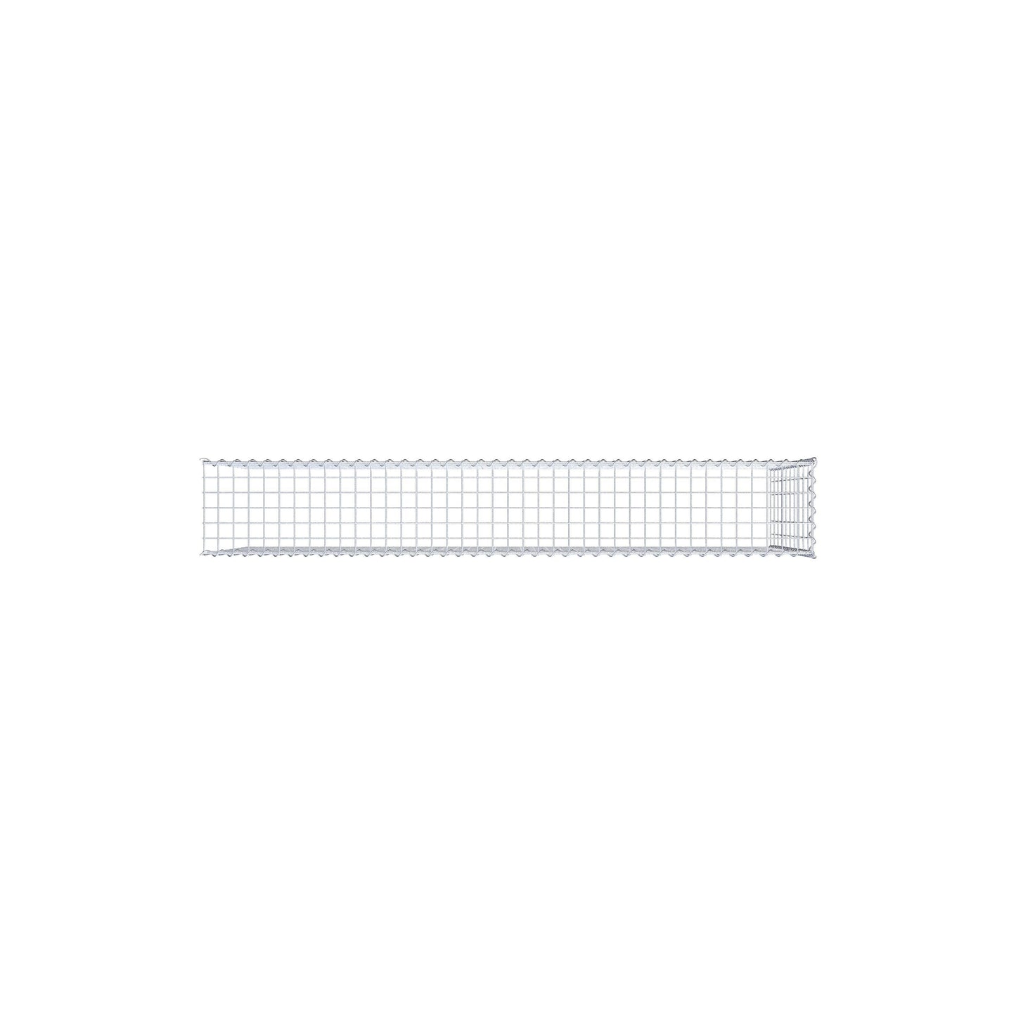 Extra gabion typ 4 200 cm x 100 cm x 30 cm (L x H x D), maskstorlek 5 cm x 10 cm, spiral