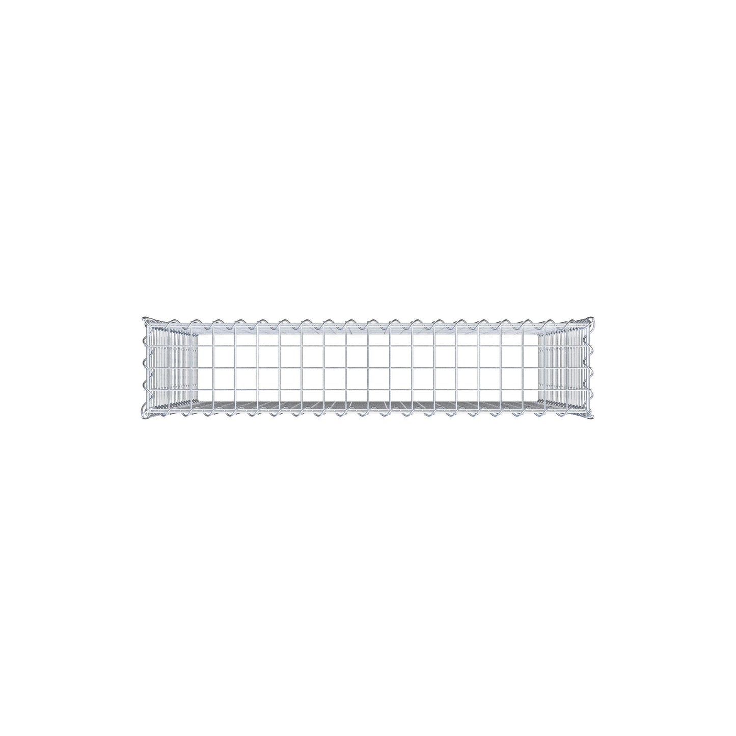 Anbaugabione Typ 3 100 cm x 90 cm x 20 cm (L x H x T), Maschenweite 5 cm x 5 cm, Spirale