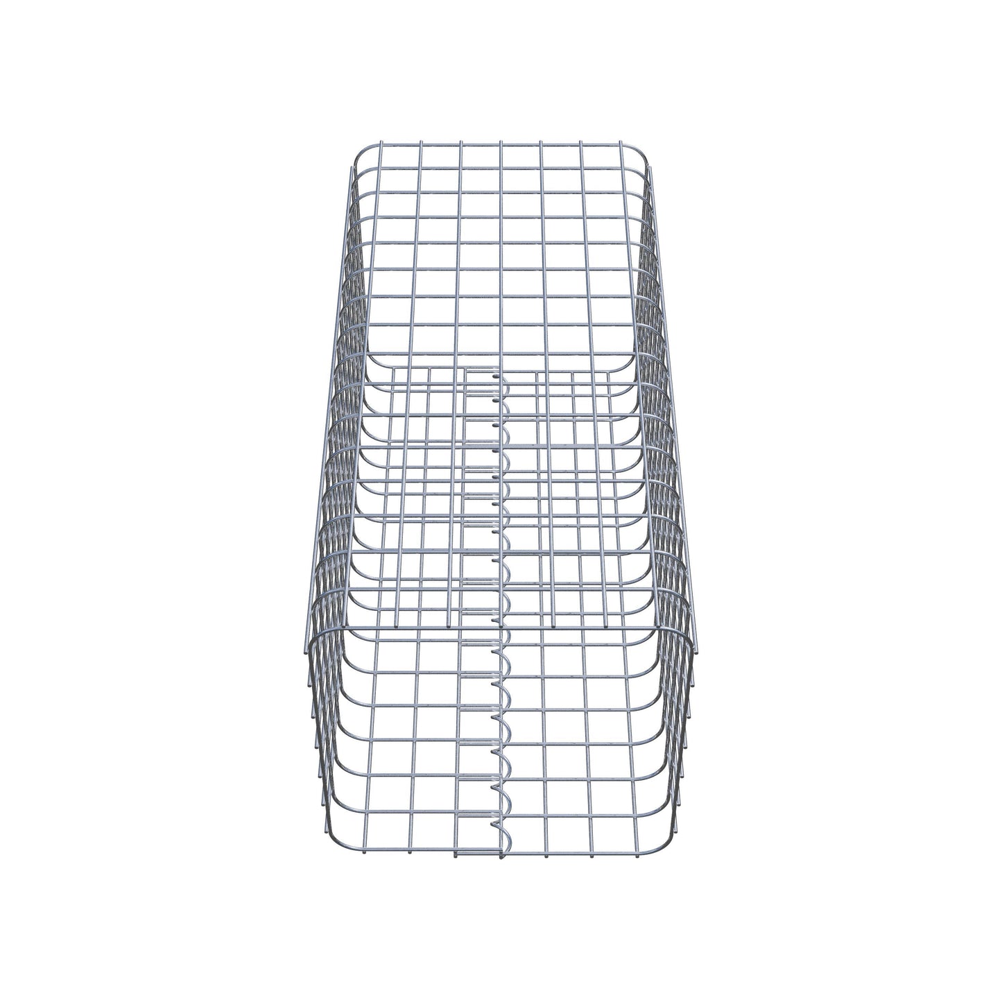 Gabionensäule eckig 37 cm x 37 cm, 80 cm Höhe, MW 5 cm x 5 cm