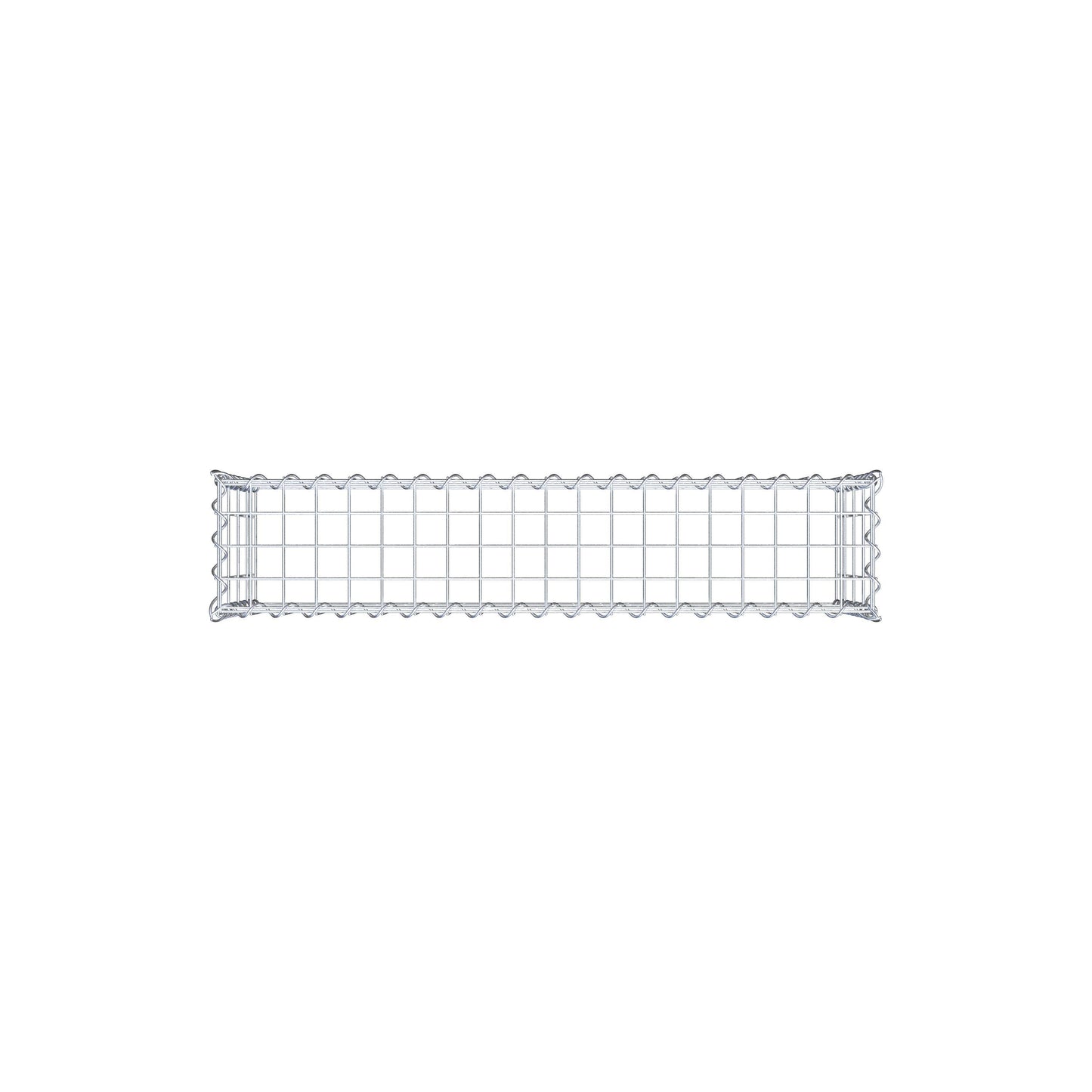 Add-on schanskorf type 3 100 cm x 40 cm x 20 cm (L x H x D), maaswijdte 5 cm x 10 cm, spiraalvormig