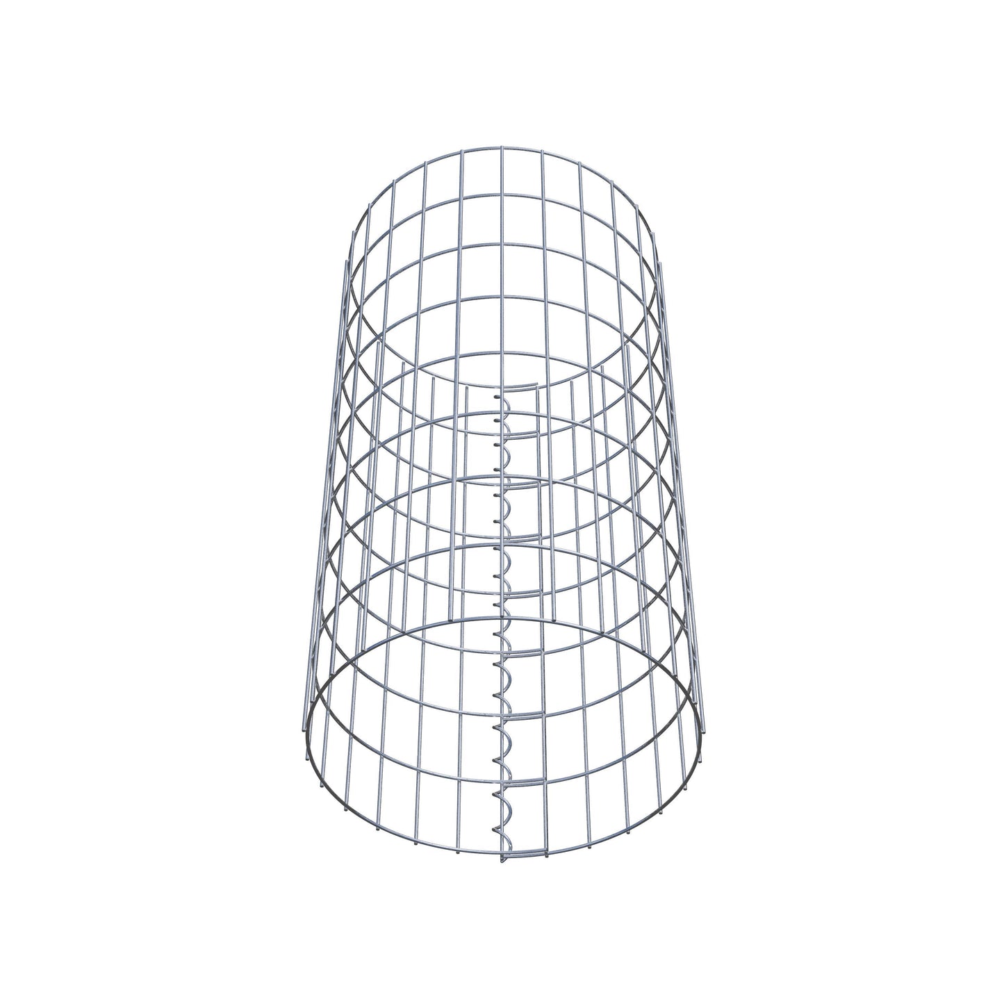 Gabionensäule rund 42 cm Durchmesser, 80 cm Höhe, Maschenweite 5 cm x 10 cm