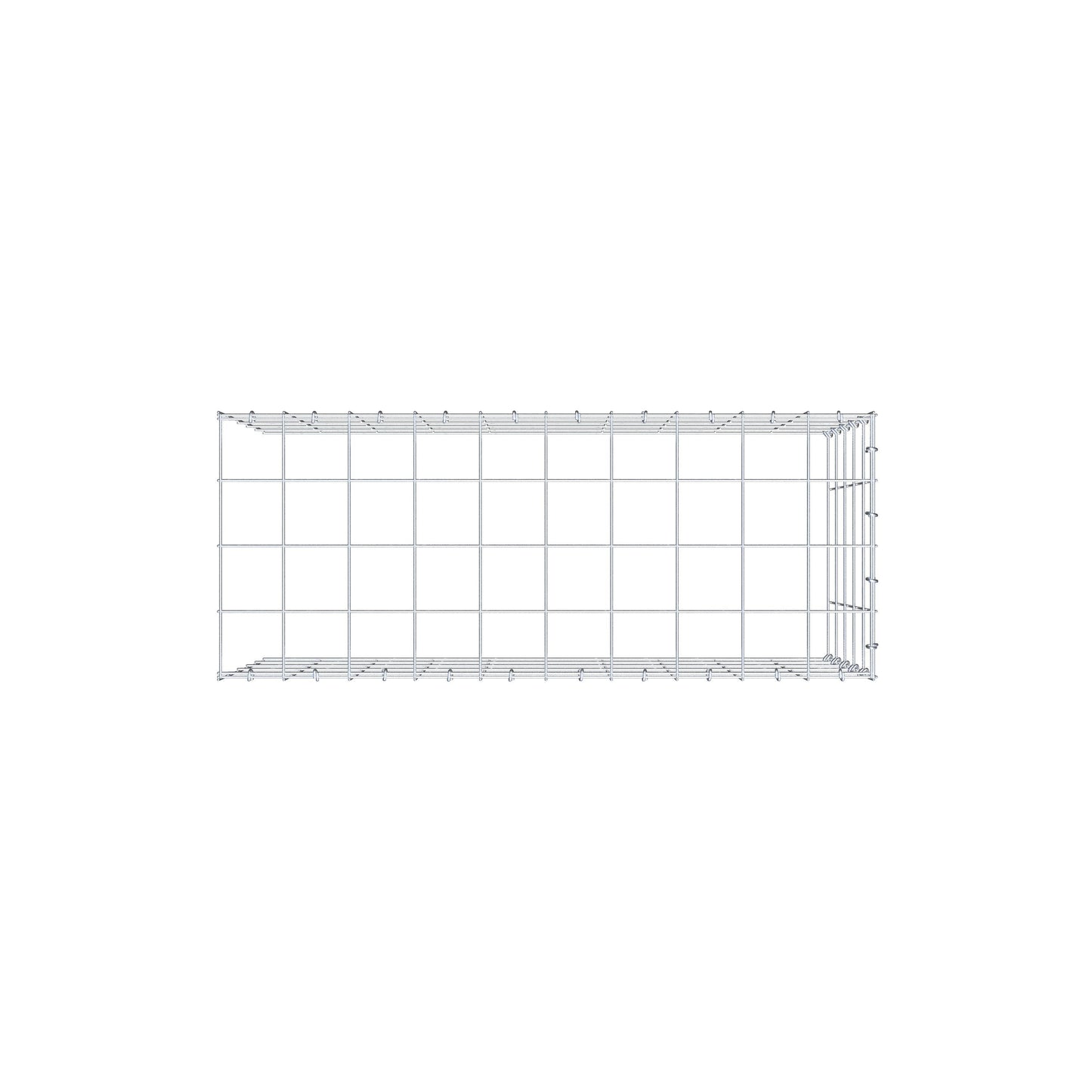 Tilläggspåle typ 4 100 cm x 50 cm x 40 cm (L x H x D), maskstorlek 10 cm x 10 cm, C-ring