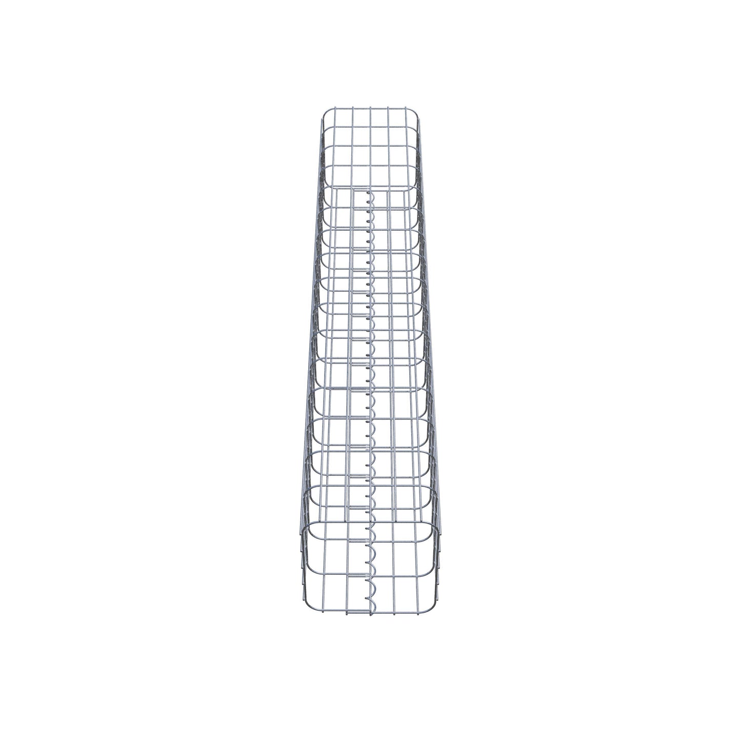 Gabionpelare vinkelrät 27 cm x 27 cm, 160 cm höjd, MW 5 cm x 10 cm