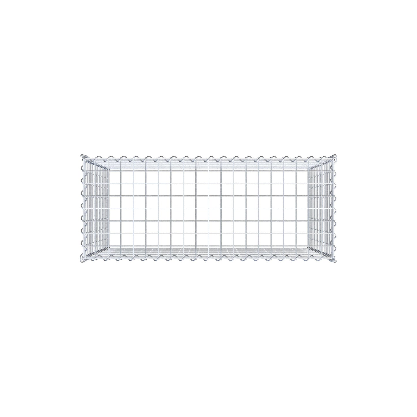 Extra gabion typ 3 100 cm x 80 cm x 40 cm (L x H x D), maskstorlek 5 cm x 5 cm, spiral
