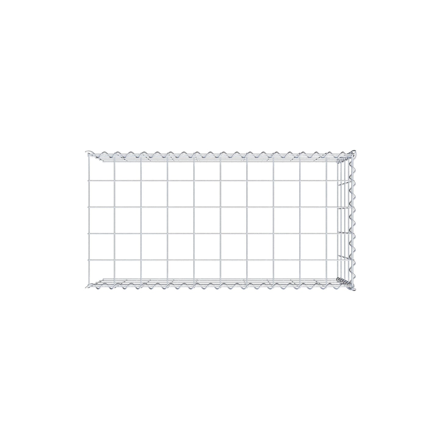 Gavión complementario tipo 4 100 cm x 40 cm x 50 cm (L x A x P), malla 10 cm x 10 cm, espiral